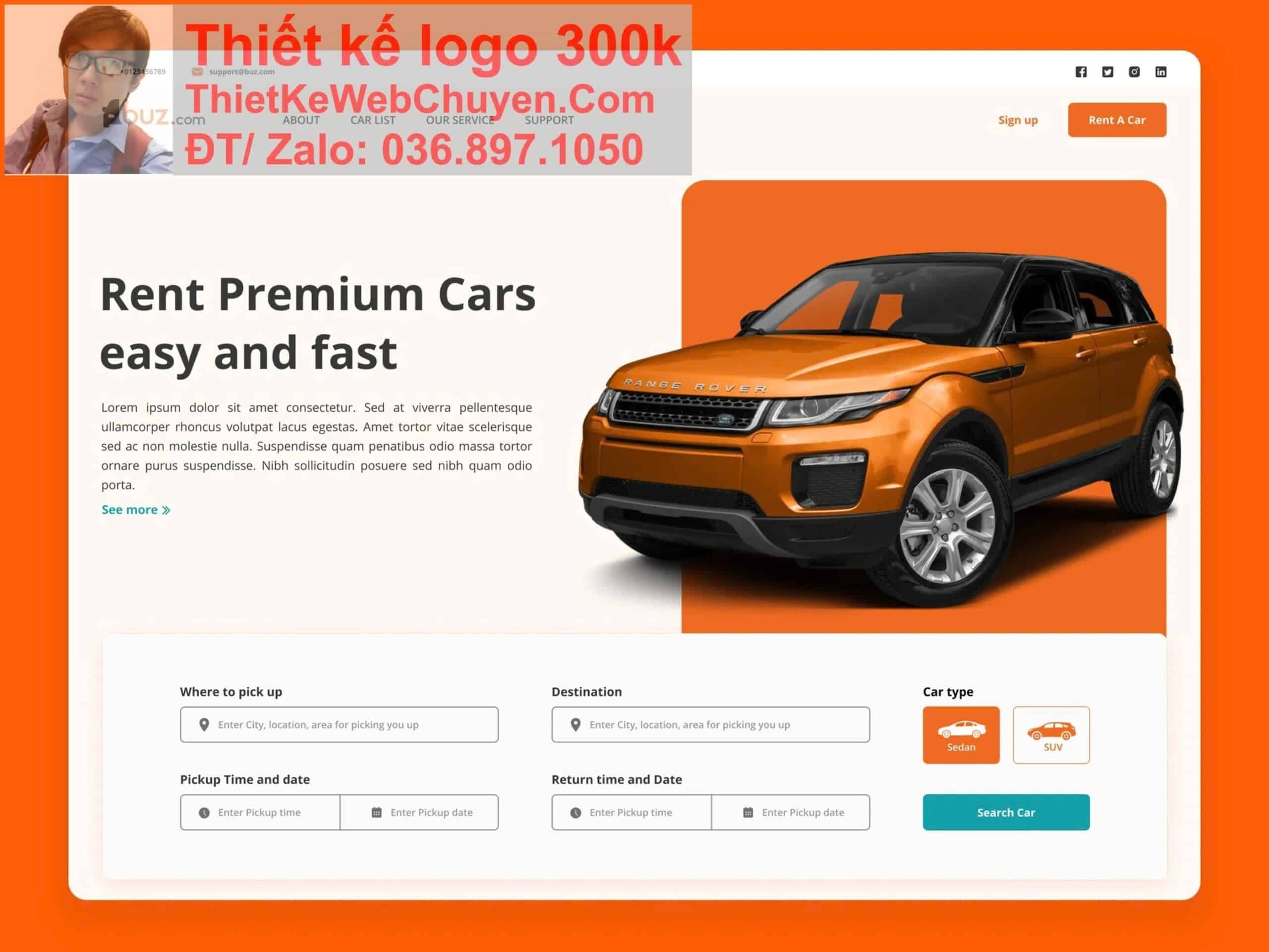 thiết kế web dịch vụ cho thuê xe chuyên nghiệp thiết kế web dịch vụ cho thuê xe chuyên nghiệp