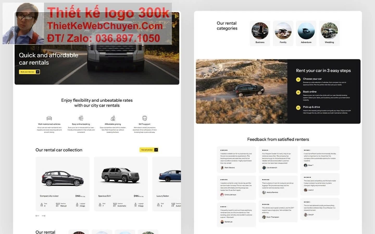 thiết kế web dịch vụ cho thuê xe chuyên nghiệp thiết kế web dịch vụ cho thuê xe chuyên nghiệp