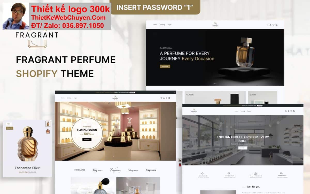 Thiết kế web shop bán nước hoa chuyên nghiệp Thiết kế web shop bán nước hoa chuyên nghiệp