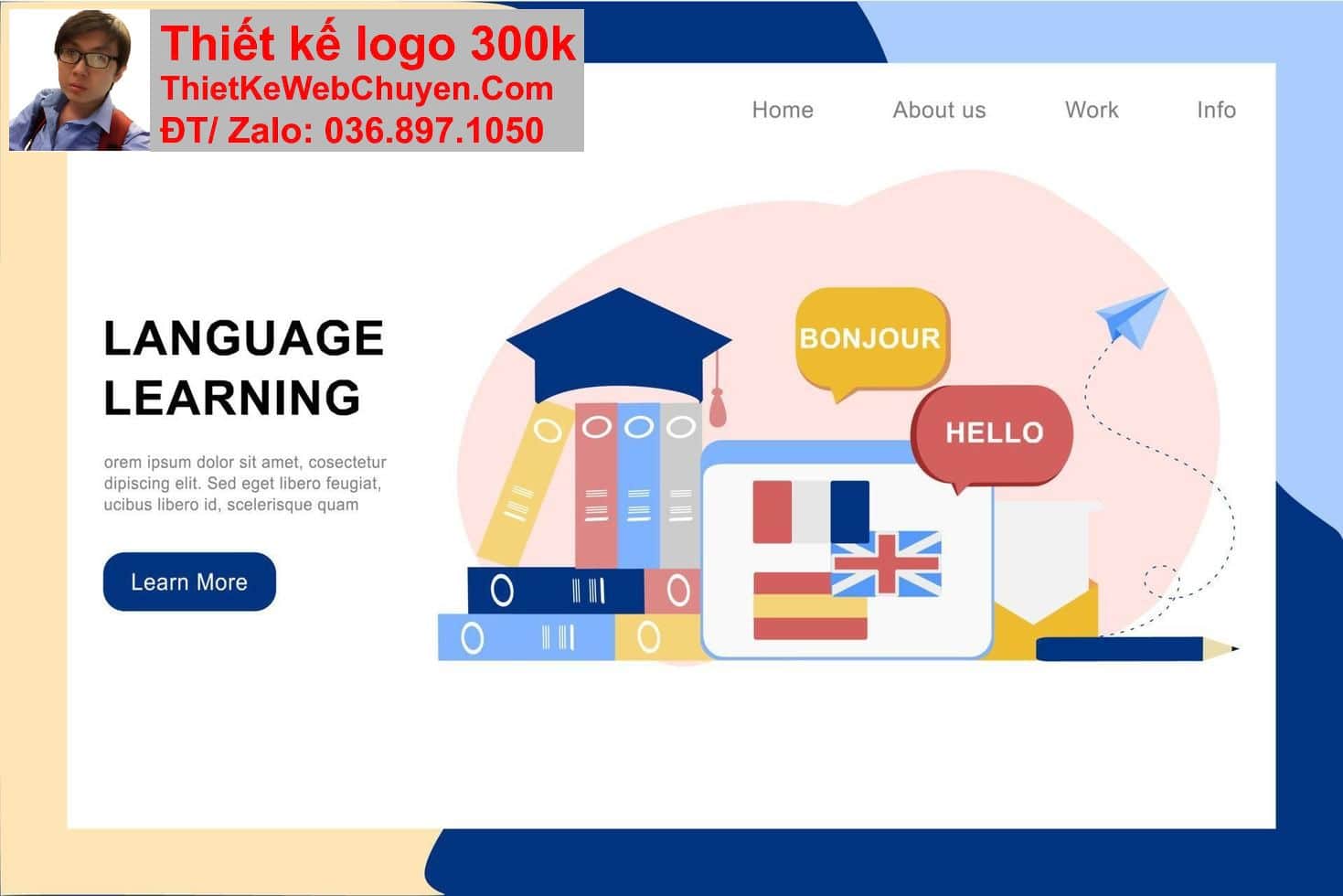Thiết kế web trung tâm ngoại ngữ chuyên nghiệp Thiết kế web trung tâm ngoại ngữ chuyên nghiệp