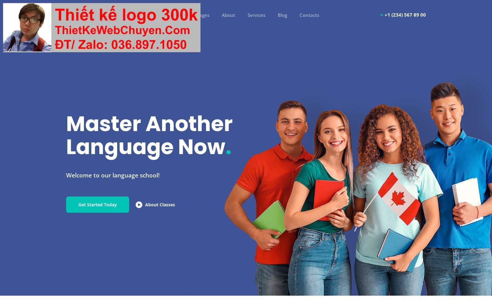 Thiết kế web trung tâm ngoại ngữ chuyên nghiệp Thiết kế web trung tâm ngoại ngữ chuyên nghiệp