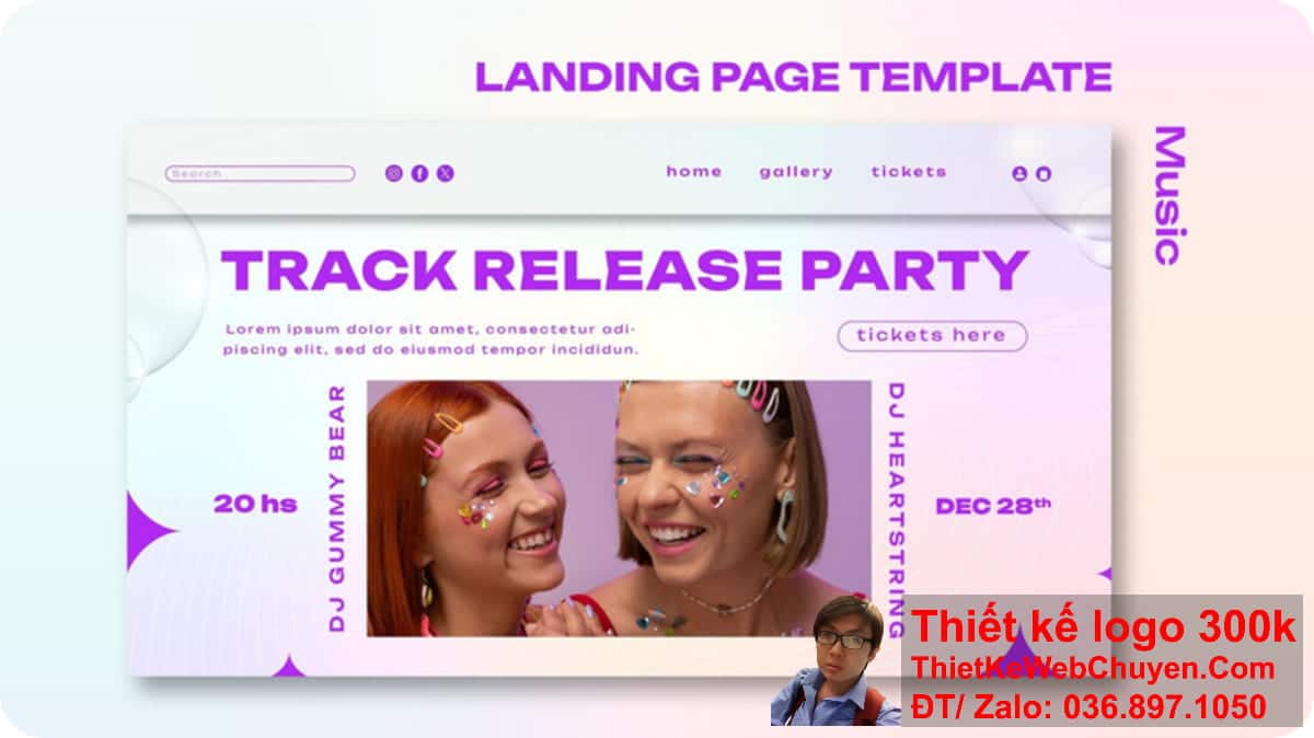 Thiết kế web WordPress event vé Thiết kế web WordPress event vé