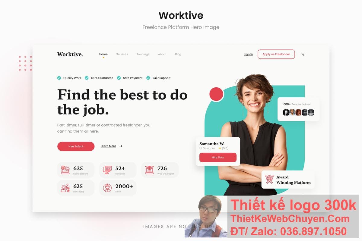 Thiết kế web WordPress portfolio cá nhân Thiết kế web WordPress portfolio cá nhân