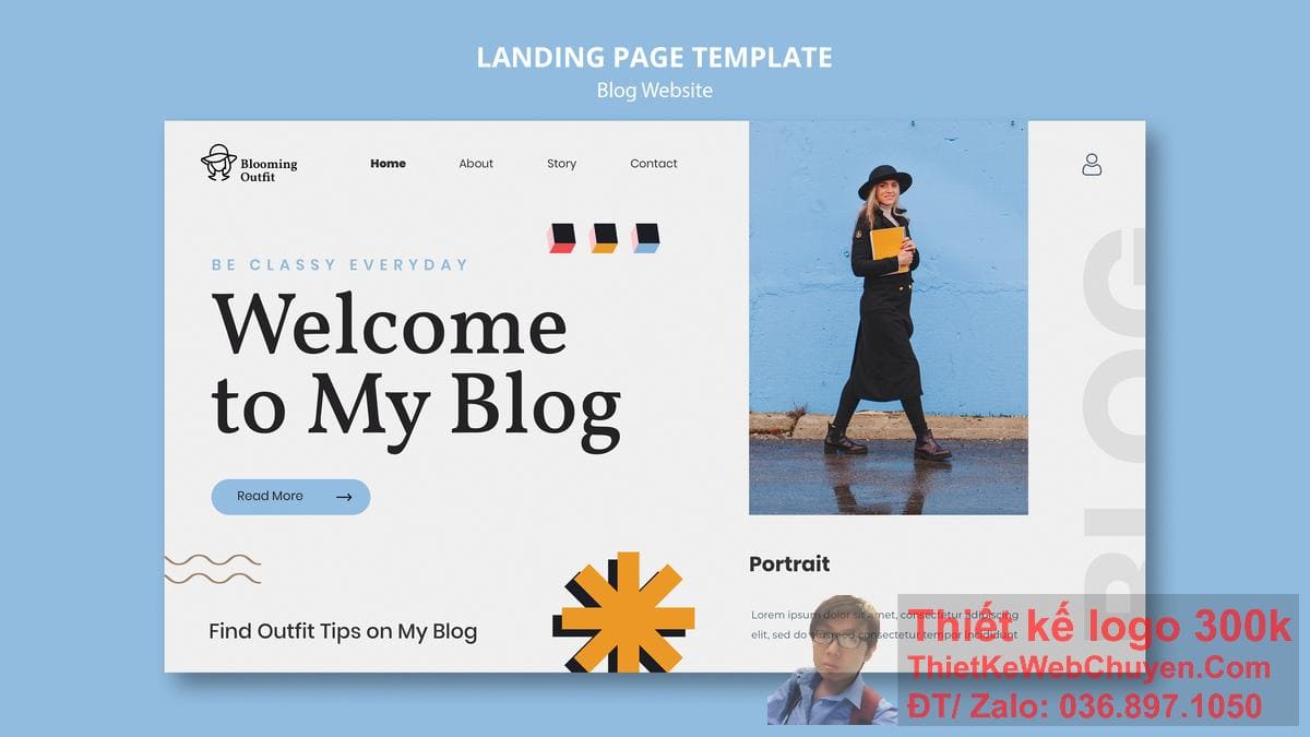 Thiết kế web WordPress portfolio cá nhân Thiết kế web WordPress portfolio cá nhân