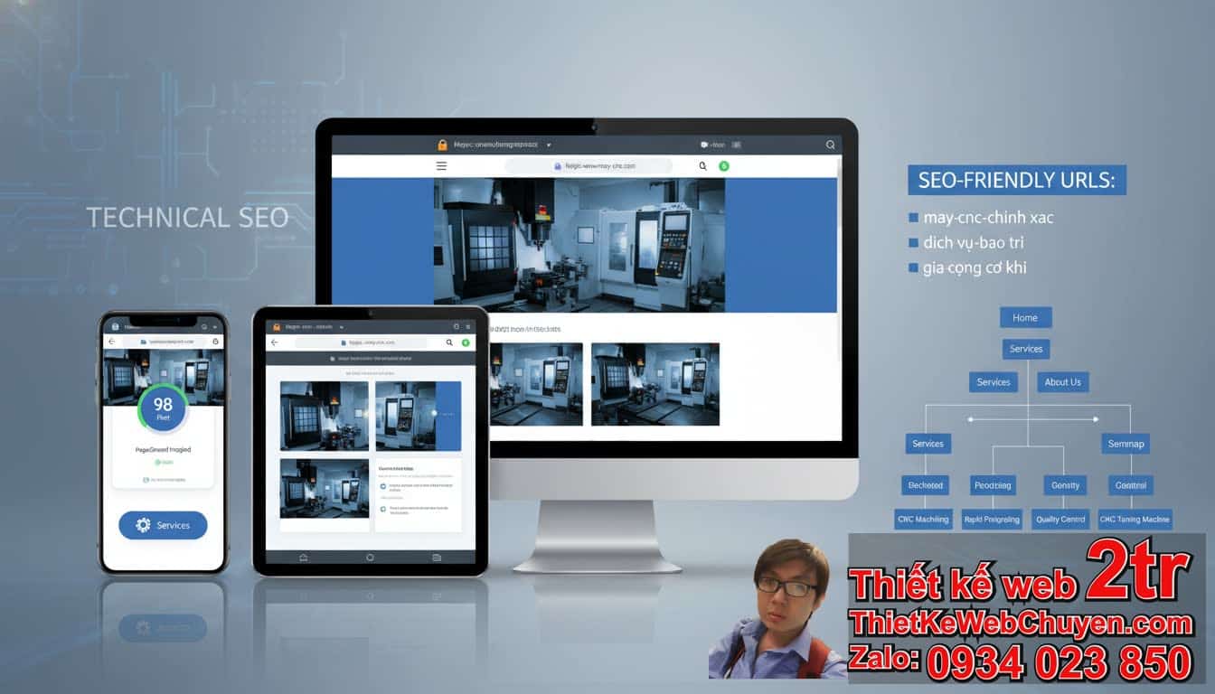 1. Cách đưa trang web công ty cơ khí lên Google: Tối ưu kỹ thuật SEO có quan
trọng không?