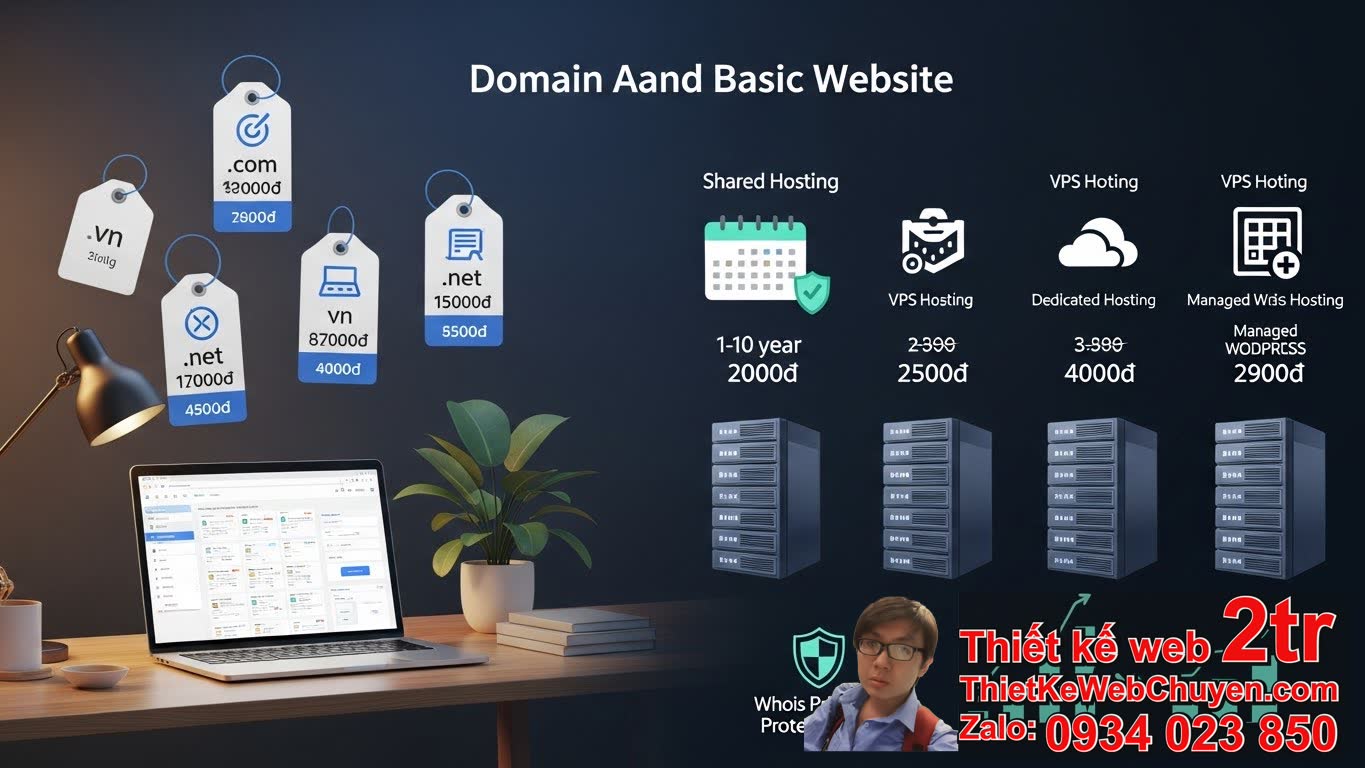 1. Domain and Hosting Cost Để Xây Dựng Một Website Cơ Bản Là Bao Nhiêu?