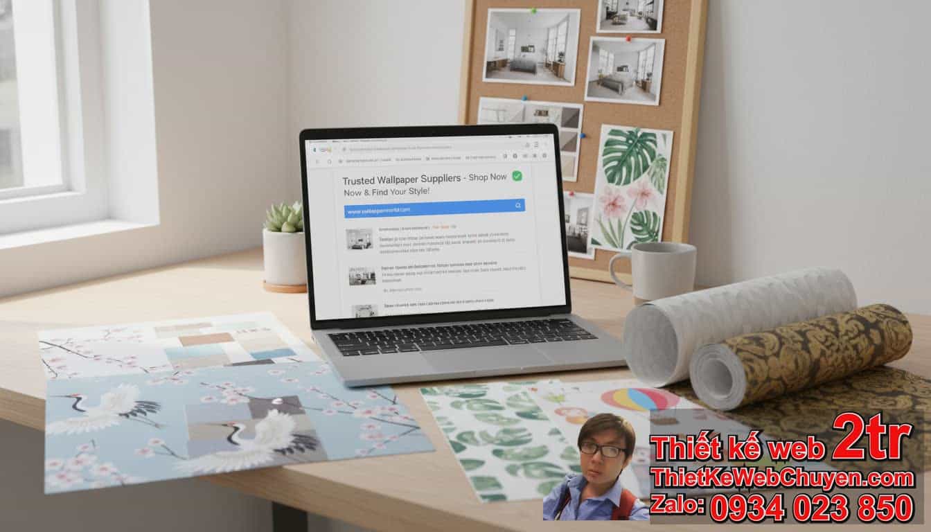 1. Tại sao cần đưa trang web bán giấy dán tường lên Google? 1. Tại sao cần đưa trang web bán giấy dán tường lên Google?