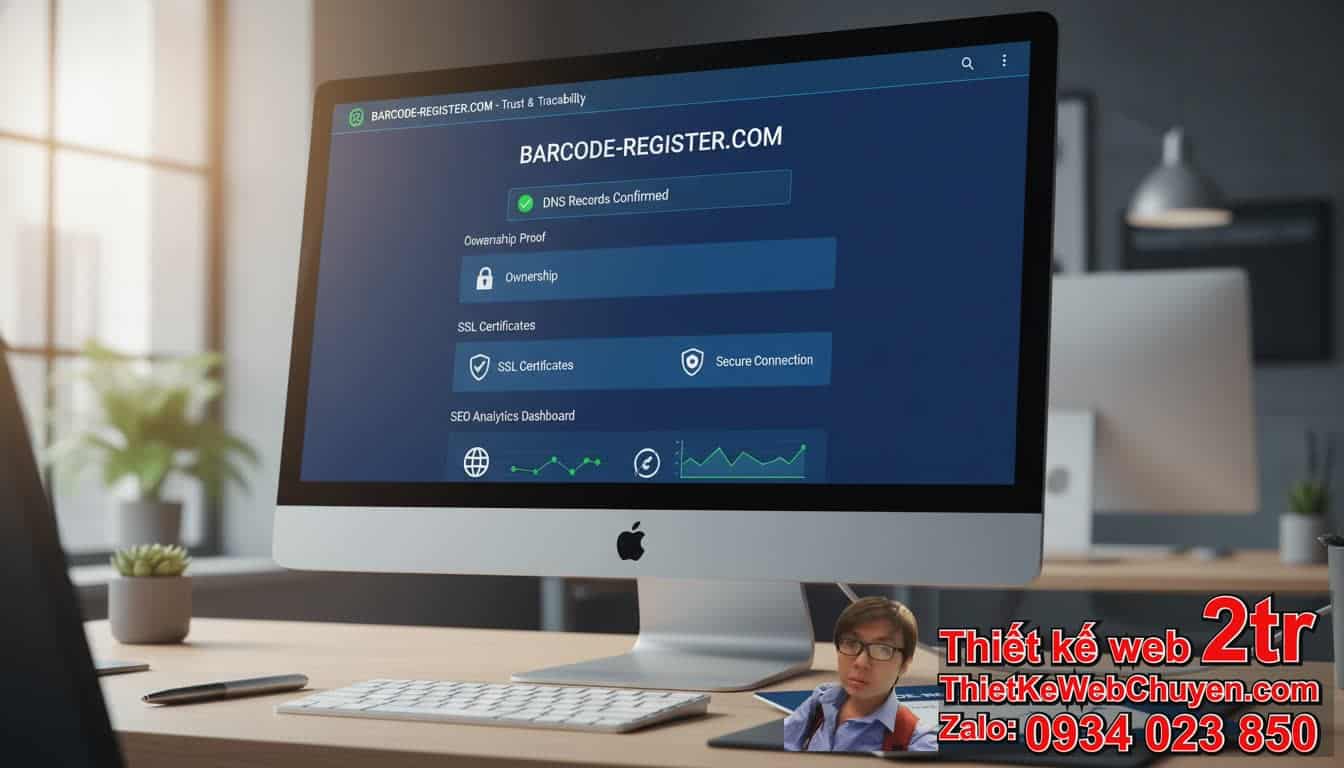 1. Tại Sao Cần Xác Minh Website Bằng DNS Trong Ngành Đăng Ký Mã Vạch?