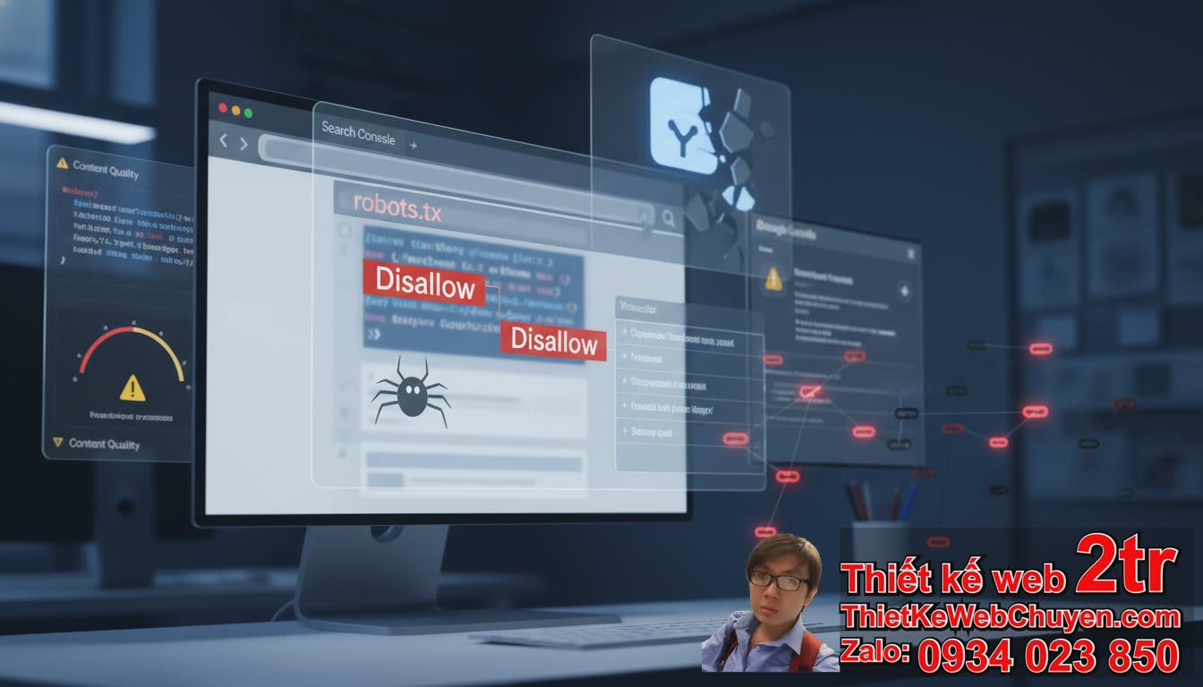 1. Tại sao website mới nhưng Google không crawl? Các nguyên nhân phổ biến