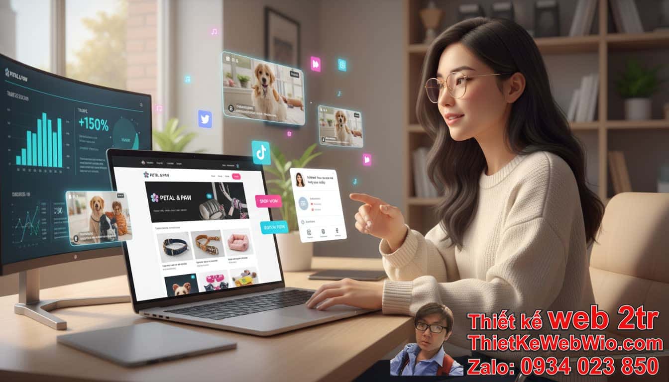 1. Thiết kế web bán hàng TikTok giá rẻ: Tại sao cần một website cho kinh doanh
trên TikTok? 1. Thiết kế web bán hàng TikTok giá rẻ: Tại sao cần một website cho kinh doanh
trên TikTok?