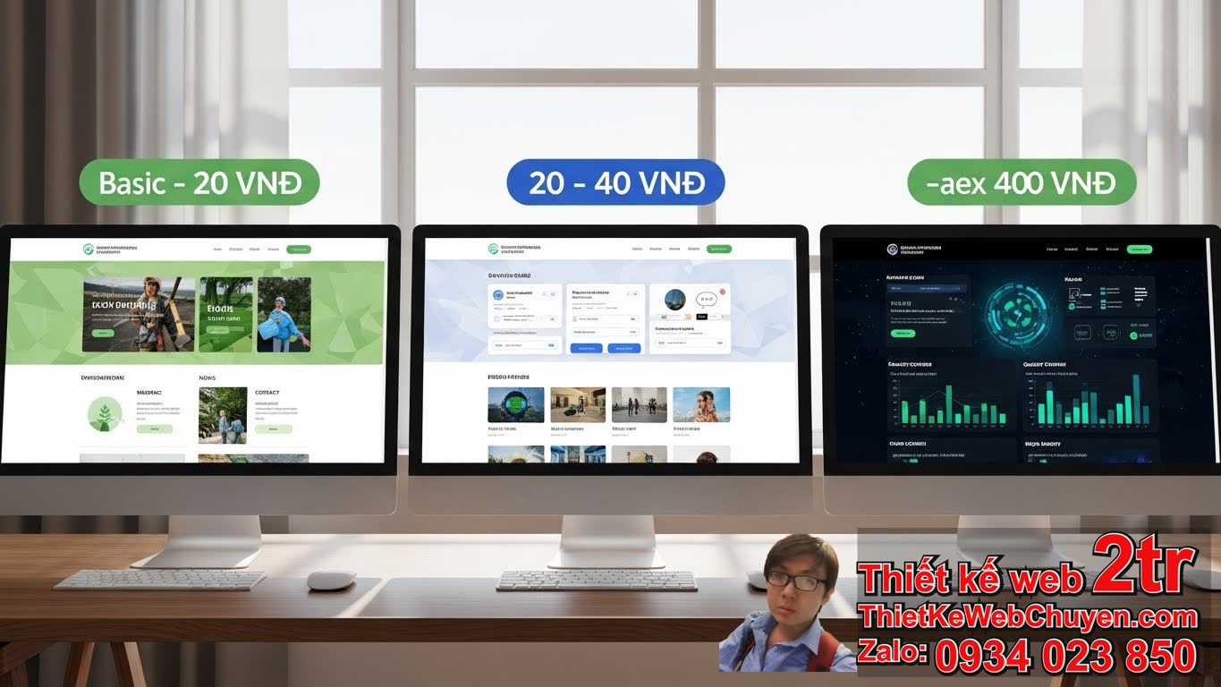 1. Thiết Kế Web Công Ty Môi Trường Bao Nhiêu Tiền? Tổng Quan Chi Phí