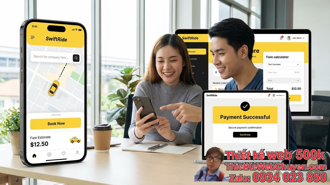 1. Thiết kế web dịch vụ xe taxi online là gì và tại sao cần thiết? 1. Thiết kế web dịch vụ xe taxi online là gì và tại sao cần thiết?