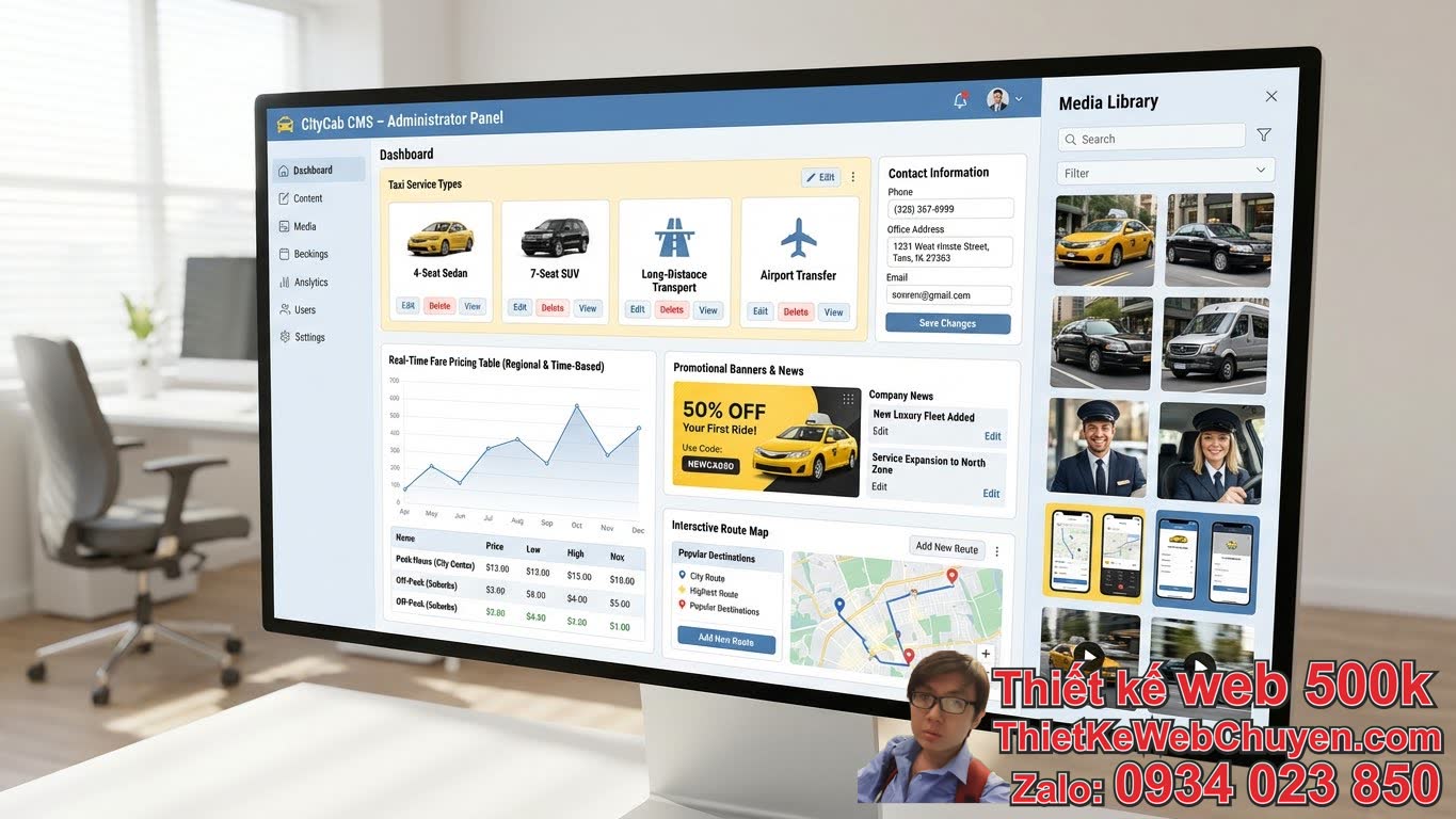 1. Thiết Kế Web Taxi Dễ Quản Trị Nội Dung Là Gì và Tại Sao Nó Quan Trọng? 1. Thiết Kế Web Taxi Dễ Quản Trị Nội Dung Là Gì và Tại Sao Nó Quan Trọng?
