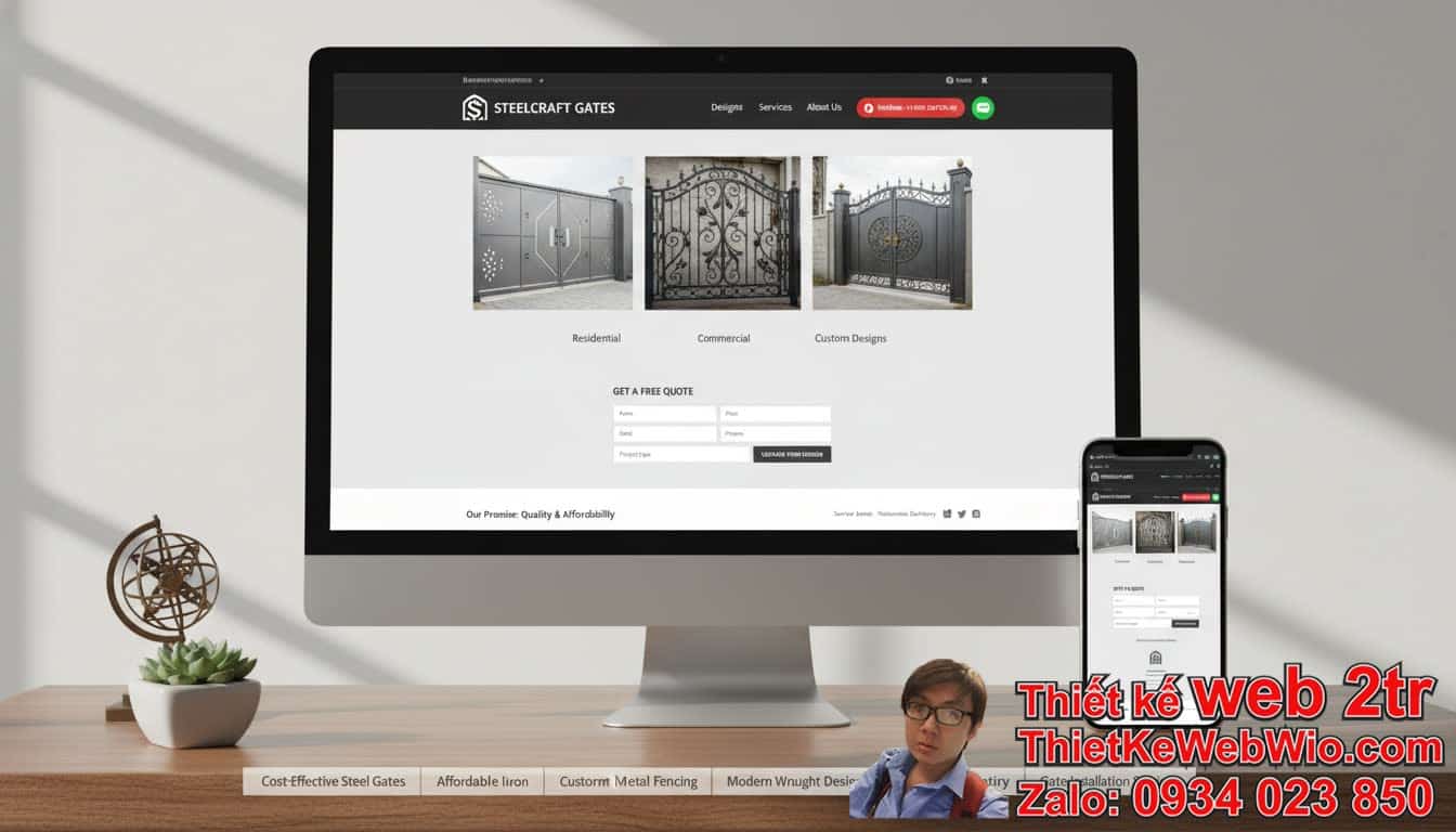 1. Thiết Kế Web Thi Công Cửa Cổng Sắt Giá Rẻ Có Vai Trò Gì Trong Kinh Doanh Hiện
Đại?