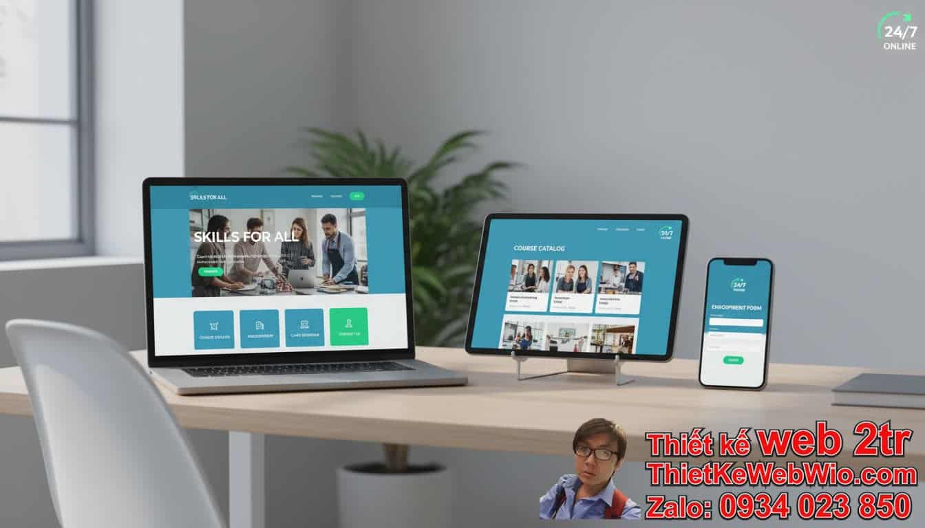 1. Thiết Kế Web Trung Tâm Dạy Nghề Giá Rẻ là Gì và Tại Sao Lại Cần Thiết? 1. Thiết Kế Web Trung Tâm Dạy Nghề Giá Rẻ là Gì và Tại Sao Lại Cần Thiết?