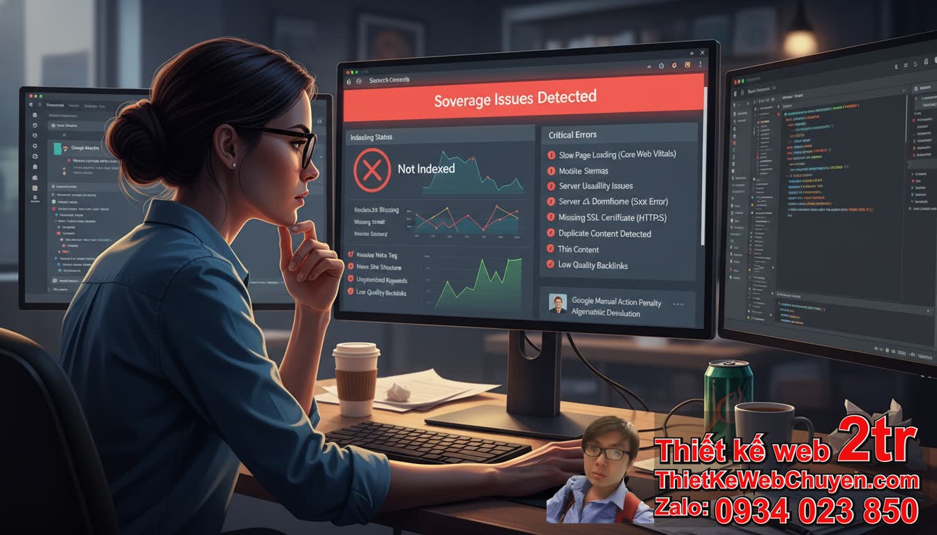 1. Website không lên Google – Tại sao Google không tìm thấy trang web của bạn?