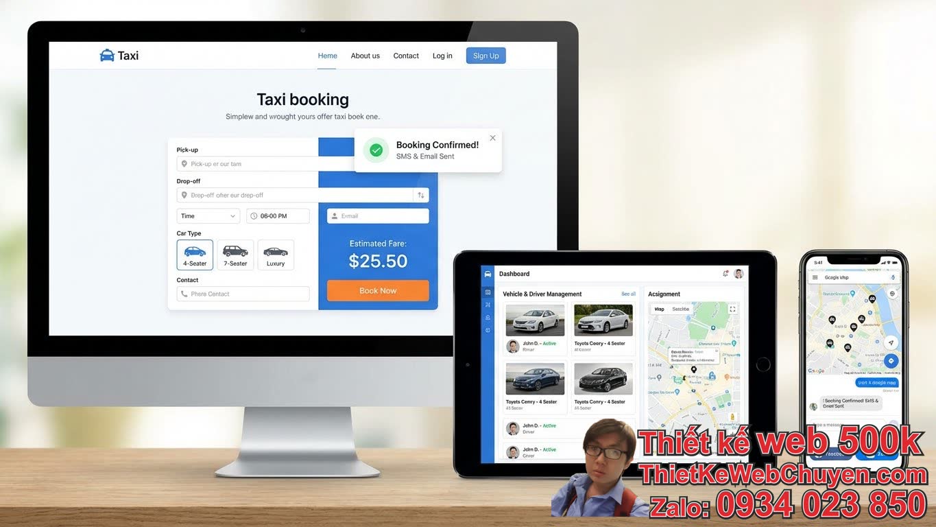 3. Các Tính Năng Cần Có Khi Thiết Kế Web Taxi Giá Rẻ?