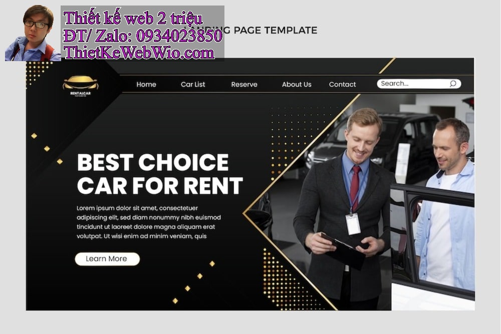 C ch t o landing page mi n ph v i c c c ng c online wio