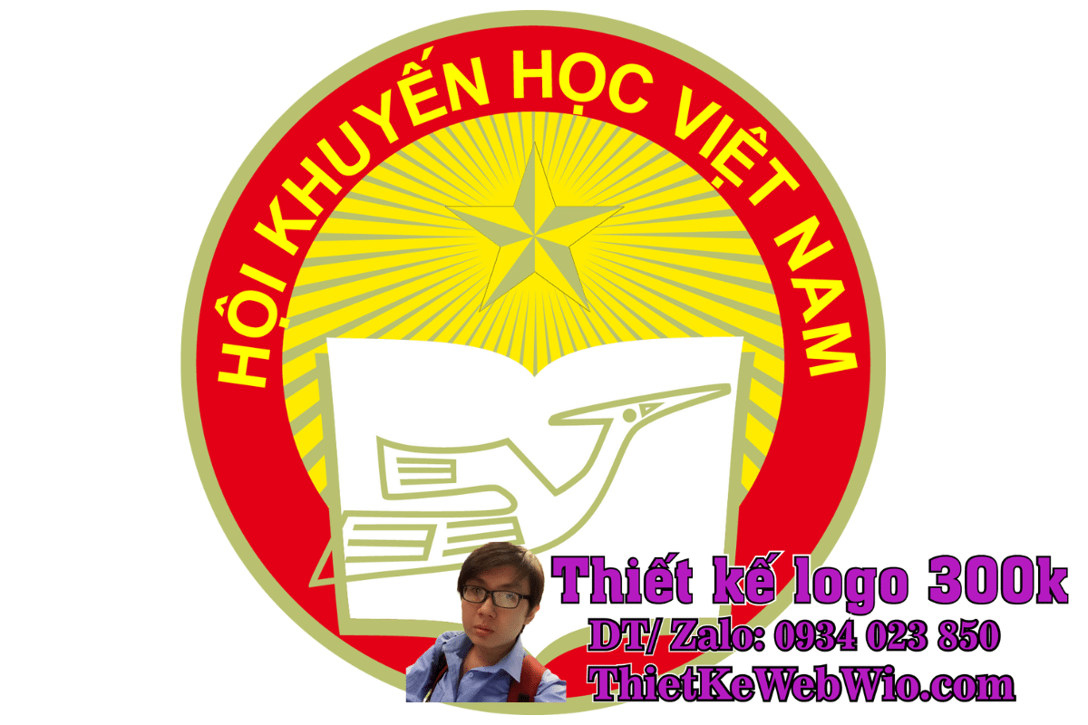 Logo hội khuyến học, GIÁ RẺ 300K 500K ĐẸP CHUYÊN NGHIỆP - WIO