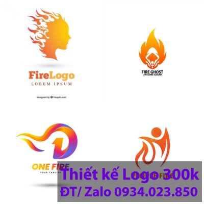 thiết kế logo người mệnh hỏa