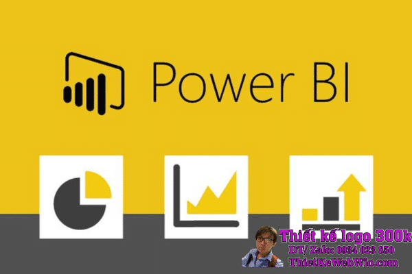 Power BI Logo, GIÁ RẺ 300K 500K ĐẸP CHUYÊN NGHIỆP - WIO