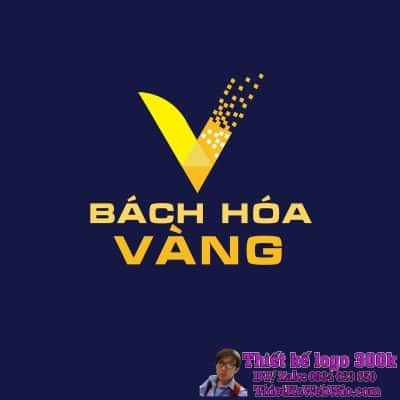 Thiết Kế Logo Bách Hóa VÀNG