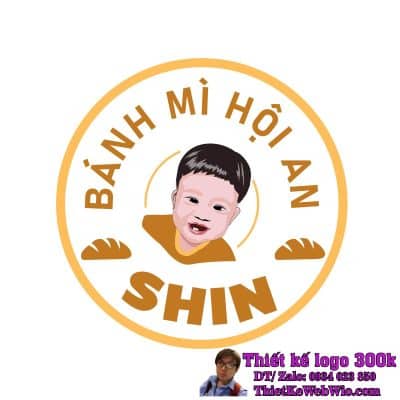 Thiết Kế Logo Bánh Mì SHIN