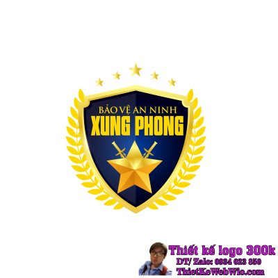 Thiết Kế Logo Bảo Vệ An Ninh Xung Phong