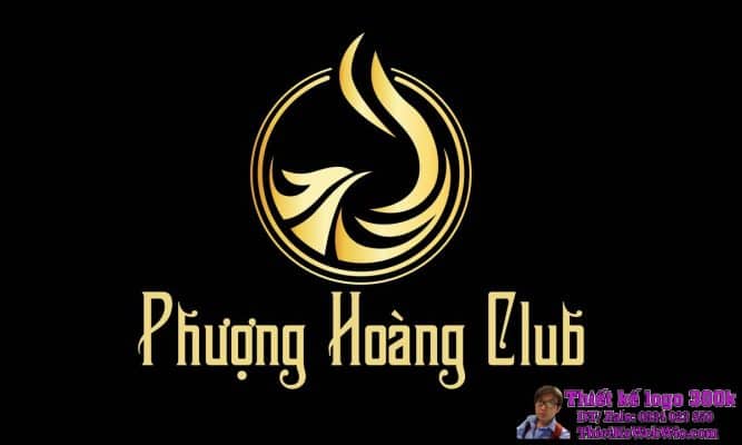 Thiết Kế Logo Bar Lounge Phượng Hoàng