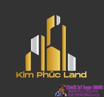 Thiết Kế Logo Bất Động Sản Kim Phúc Land