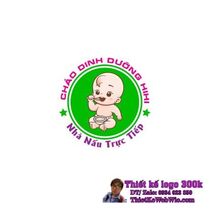Thiết Kế Logo CHÁO DINH DƯỠNG HIHI