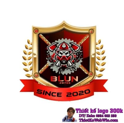 Thiết Kế Logo CLB Bóng Đá BLUN.UNITED
