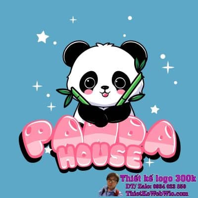Thiết Kế Logo Chibi SERVER GAME GTA5 PANDA HOUSE