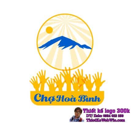 Thiết Kế Logo Chợ Hòa Bình