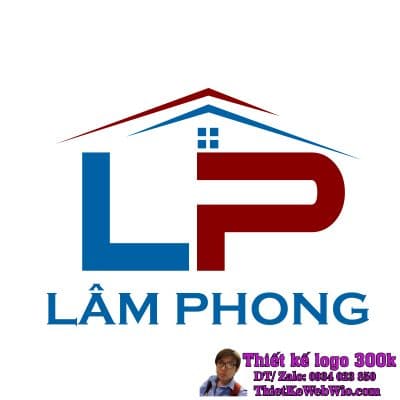 Thiết Kế Logo Cho Thuê Nhà Xưởng LP Lâm Phong