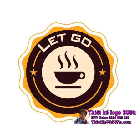 Thiết Kế Logo Coffee Let Go