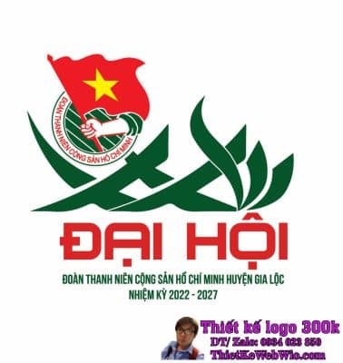 Thiết Kế Logo ĐẠI HỘI ĐOÀN HUYỆN GIA LỘC XXVI