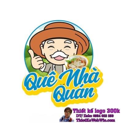 Thiết Kế Logo Đặc Sản Nha Trang Quê Nhà Quán
