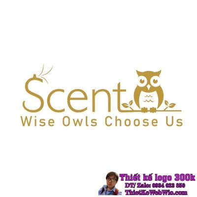 Thiết Kế Logo Dầu Thơm, Mỹ Phẩm, và Nến Thơm ScentOwl