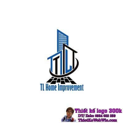 Thiết Kế Logo Dịch Vụ Xây Dựng TL Home Improvement