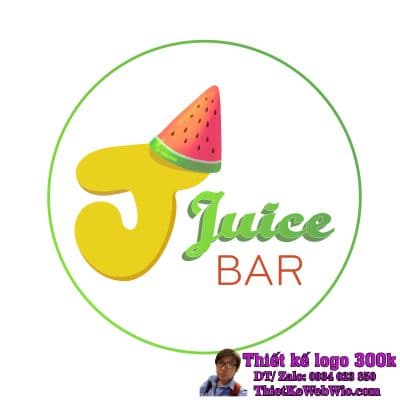 Thiết Kế Logo Đồ Uống Juice Bar