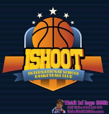 Thiết Kế Logo Đội Bóng Rổ ISHOOT