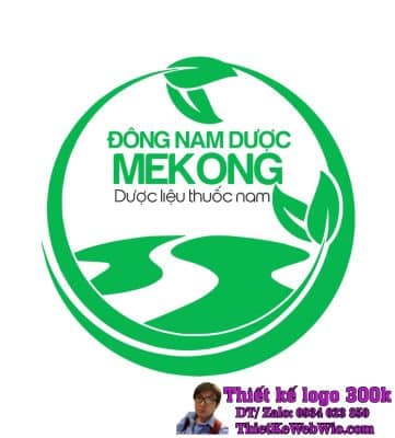 Thiết Kế Logo Dược Liệu Thuốc Nam MEKONG