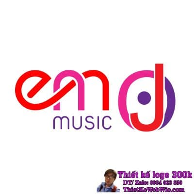 Thiết Kế Logo Giáo Dục m Nhạc Emoji Music