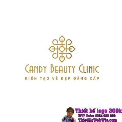 Thiết Kế Logo Làm Đẹp Candy Beauty Clinic
