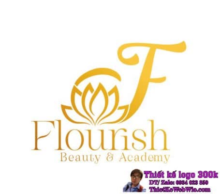 Thiết Kế Logo Làm Đẹp Flourish