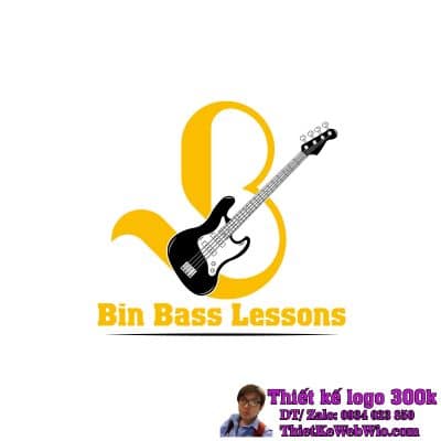 Thiết Kế Logo Lớp Học Đàn Bin Bass Lesson