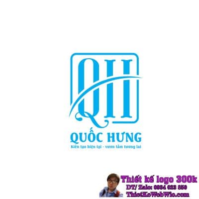 Thiết Kế Logo May Mặc QH Quốc Hưng