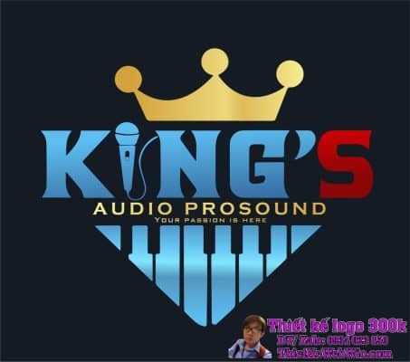 Thiết Kế Logo Music Record KING