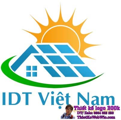 Thiết Kế Logo Năng Lượng Mặt Trời IDT Việt Nam